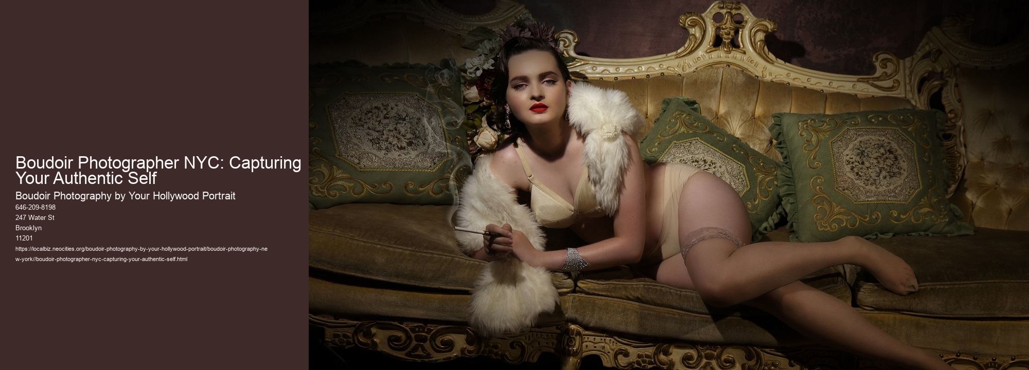 Boudoir Photographer NYC: Capturing Your Authentic Self