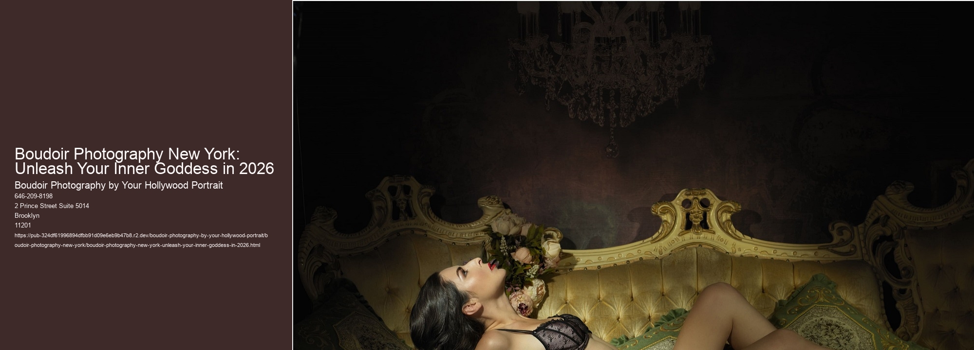 Boudoir Photography New York: Unleash Your Inner Goddess in 2026 Boudoir Photography by Your Hollywood Portrait Boudoir Photography New York: Unleash Your Inner Goddess in 2026