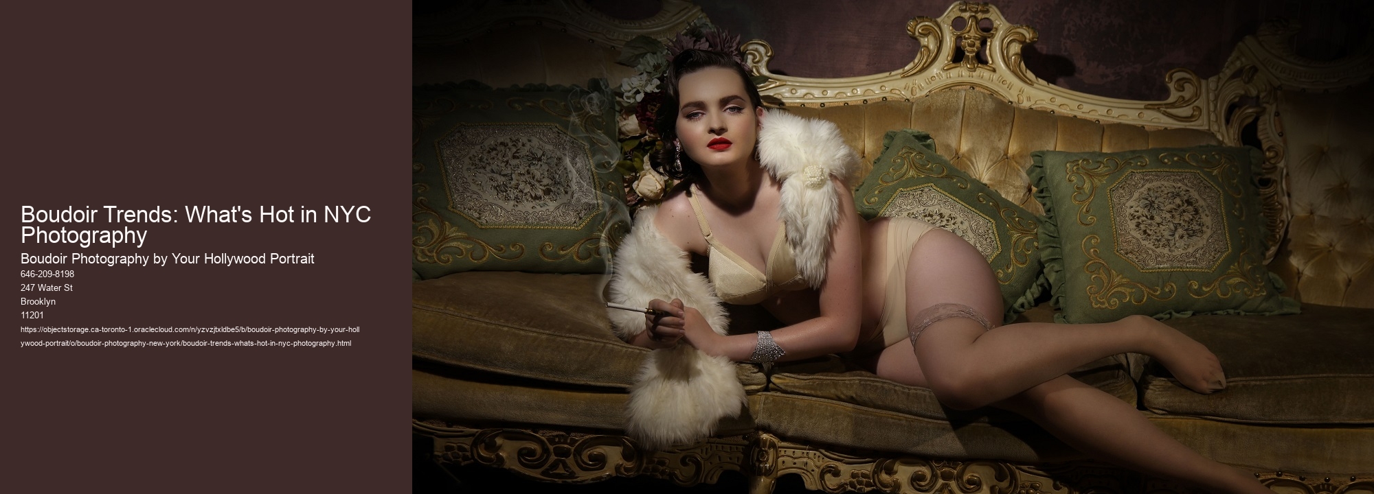 Boudoir Trends: What's Hot in NYC Photography