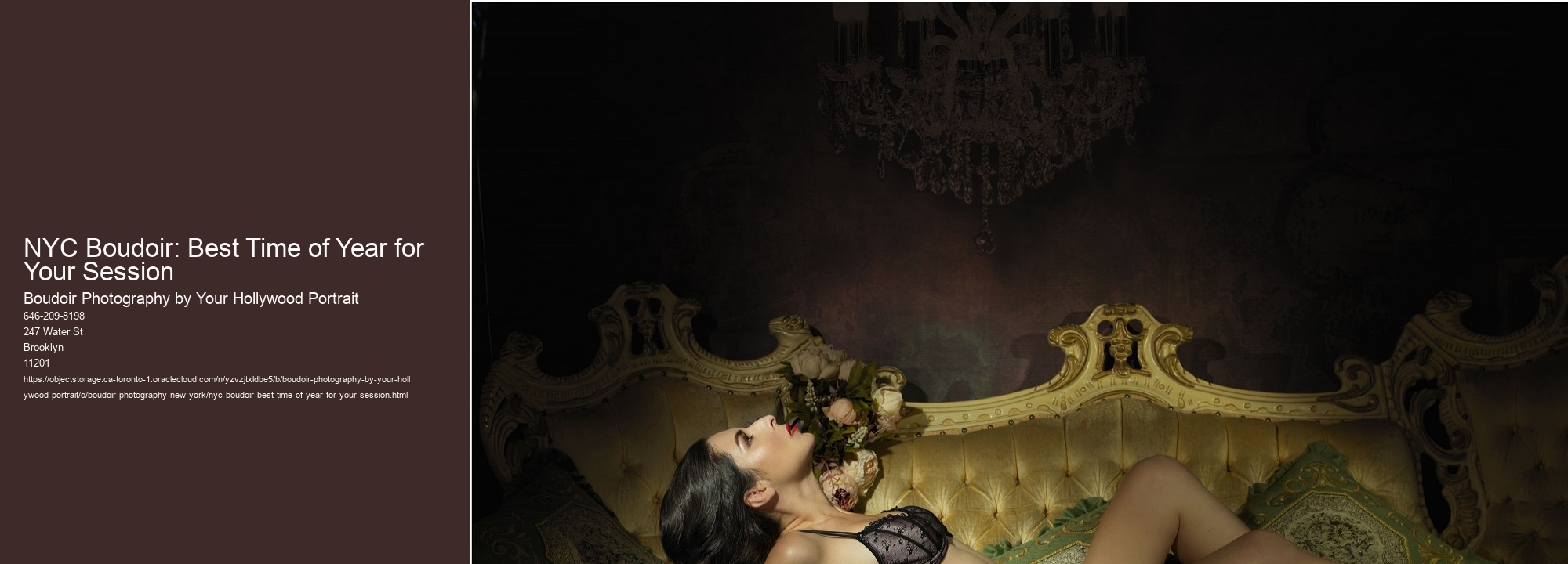 NYC Boudoir: Best Time of Year for Your Session