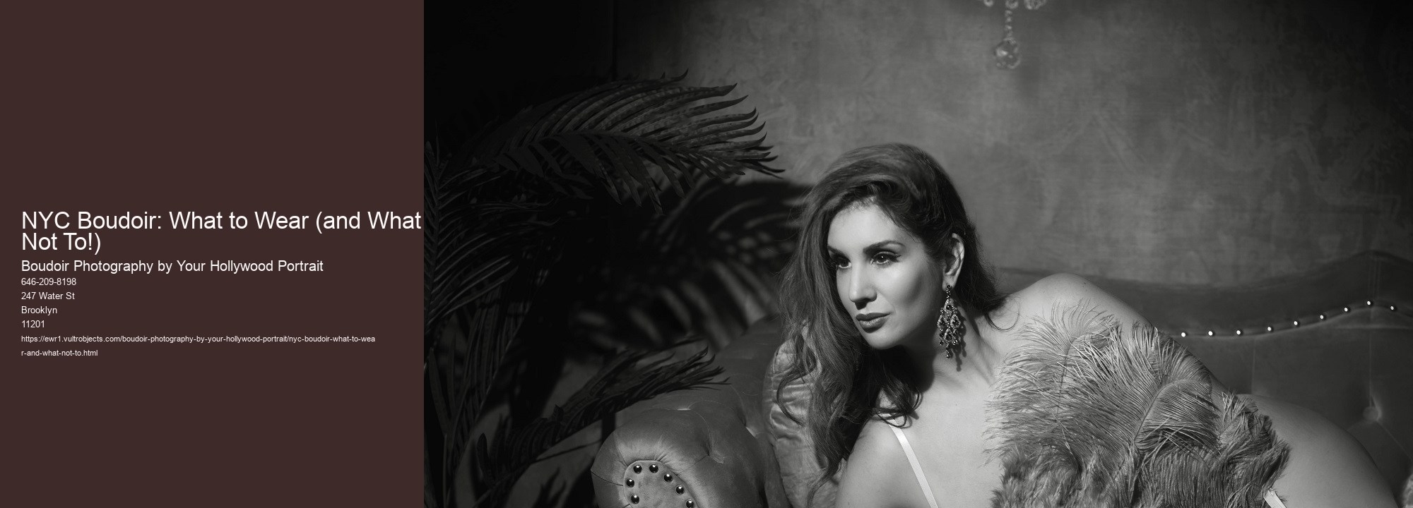 NYC Boudoir: What to Wear (and What Not To!)