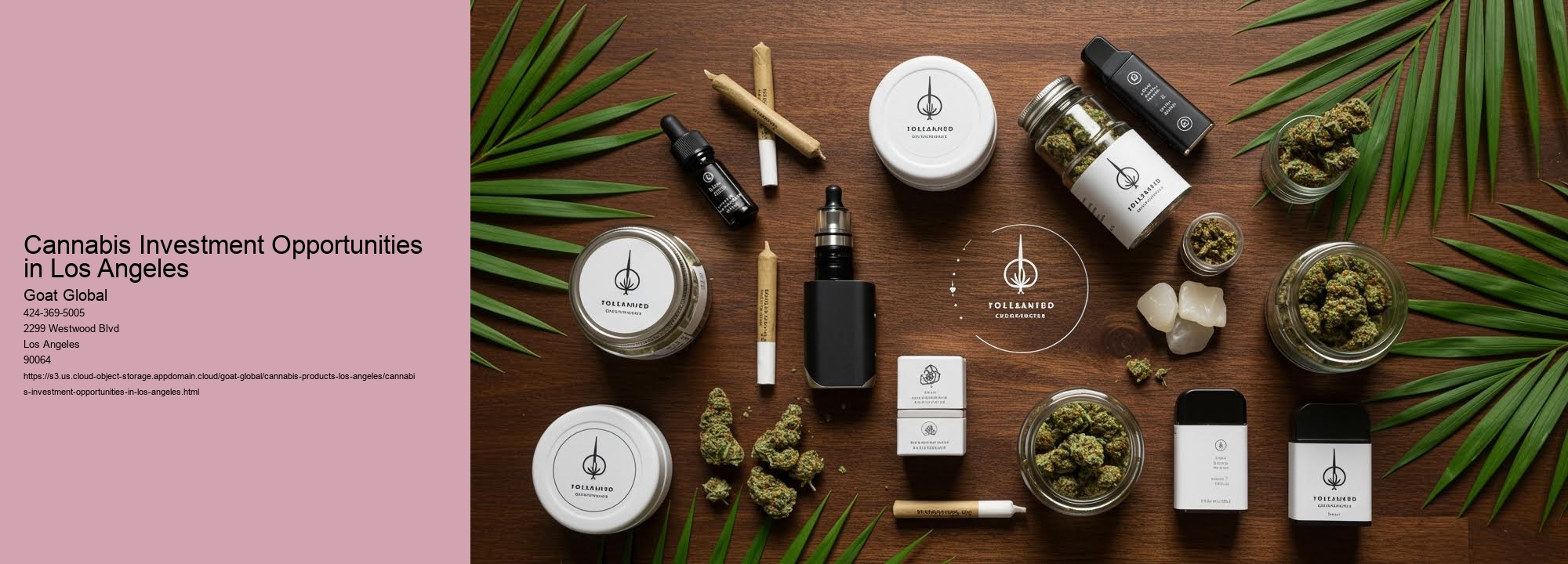 Cannabis Investment Opportunities in Los Angeles
