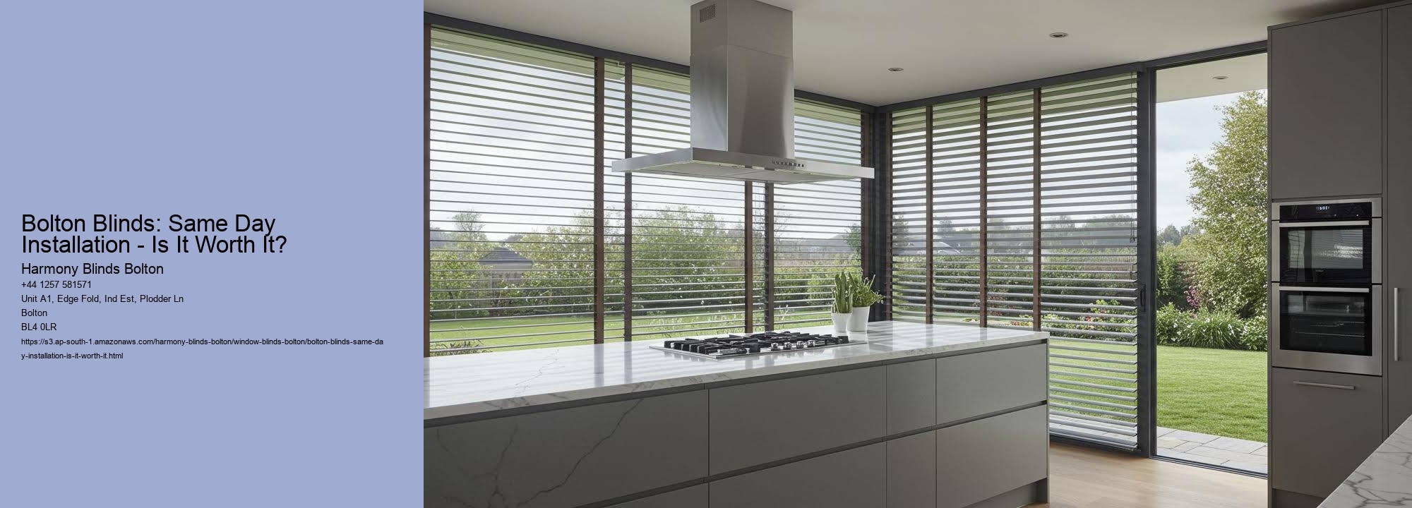 Bolton Blinds: Same Day Installation - Is It Worth It?