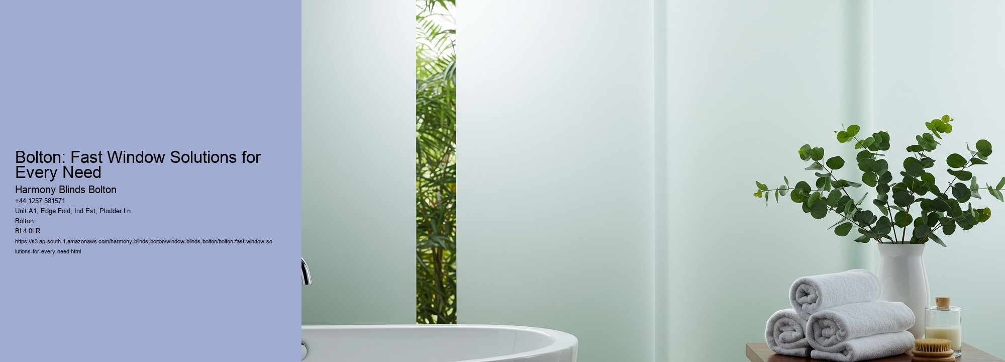 Bolton: Fast Window Solutions for Every Need