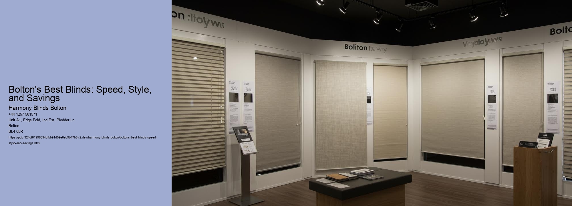 Bolton's Best Blinds: Speed, Style, and Savings