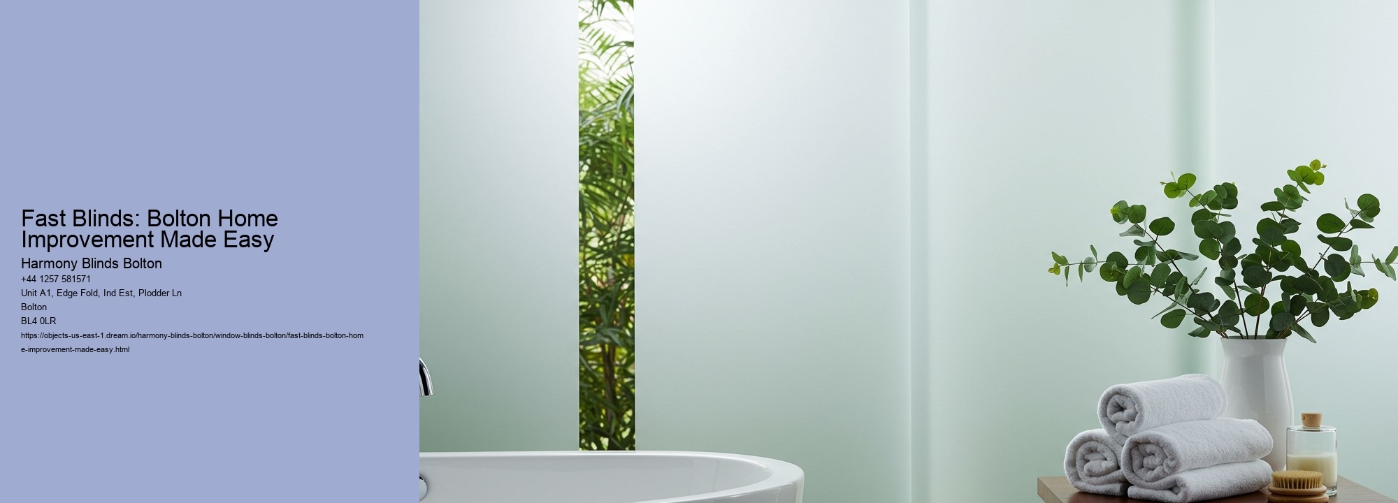 Fast Blinds: Bolton Home Improvement Made Easy