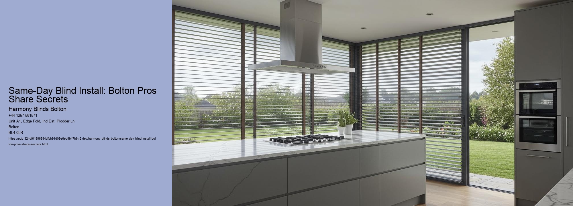 Same-Day Blind Install: Bolton Pros Share Secrets