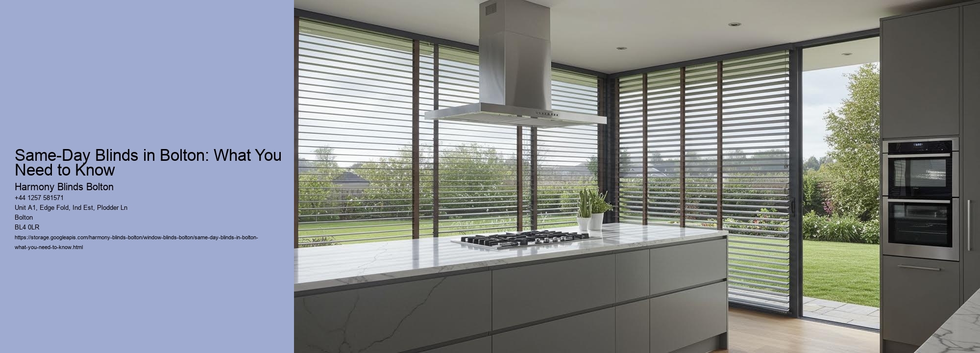 Same-Day Blinds in Bolton: What You Need to Know