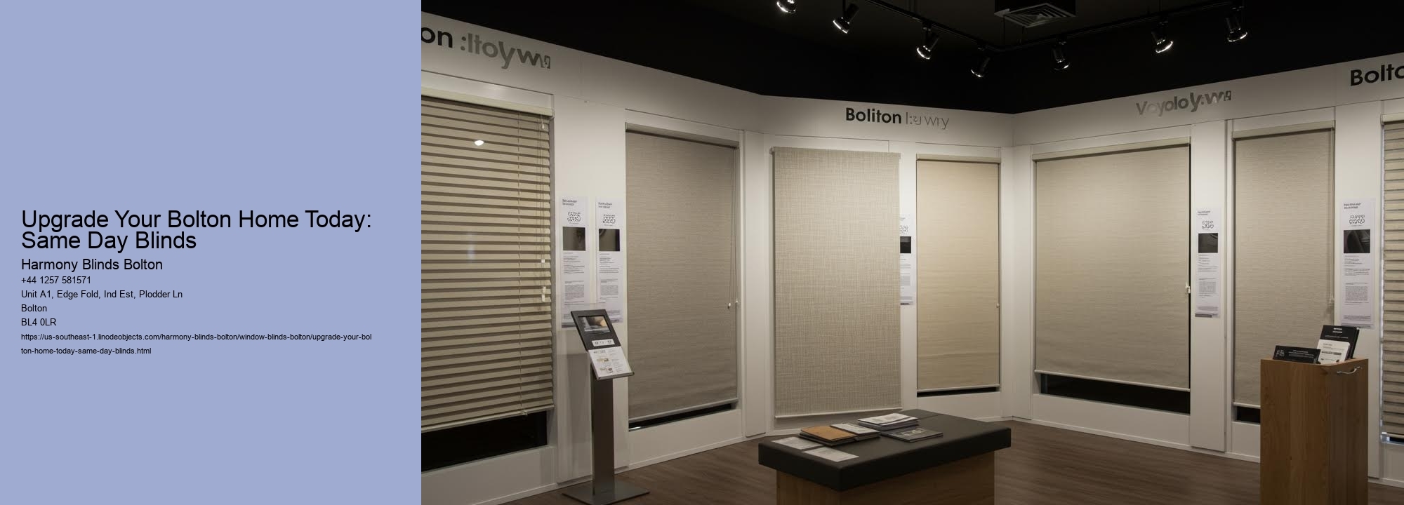 Upgrade Your Bolton Home Today: Same Day Blinds
