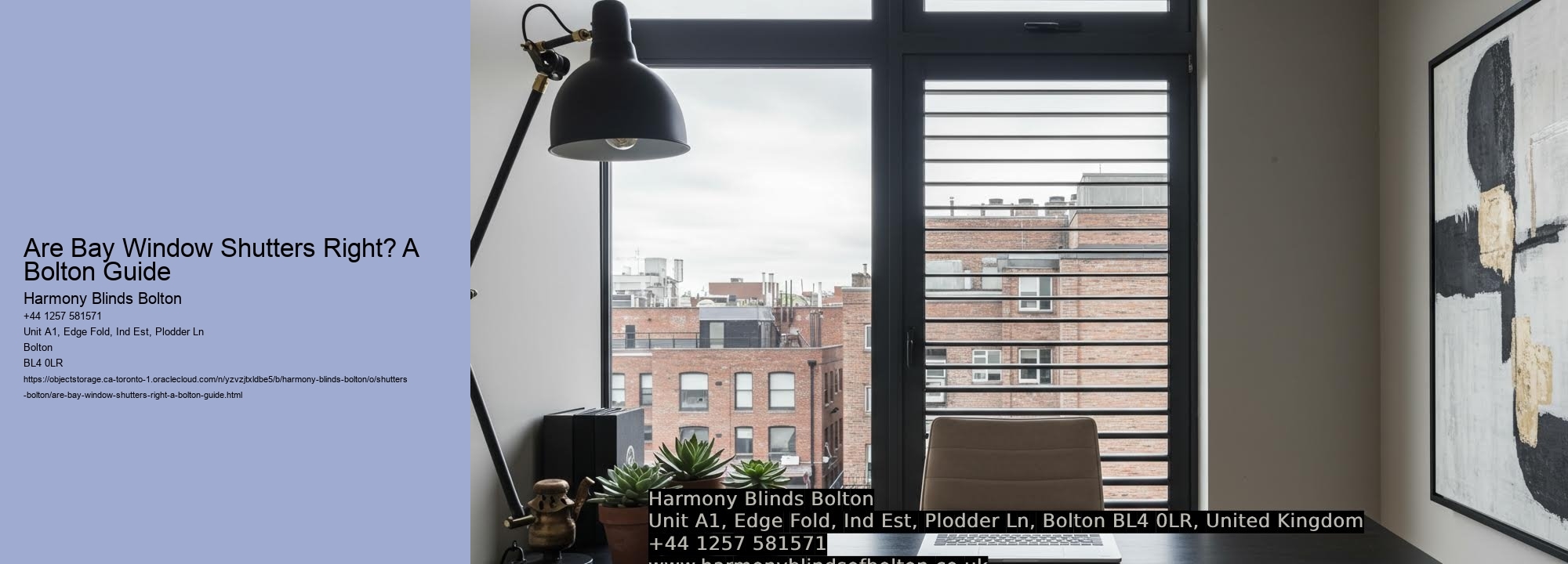 Are Bay Window Shutters Right? A Bolton Guide