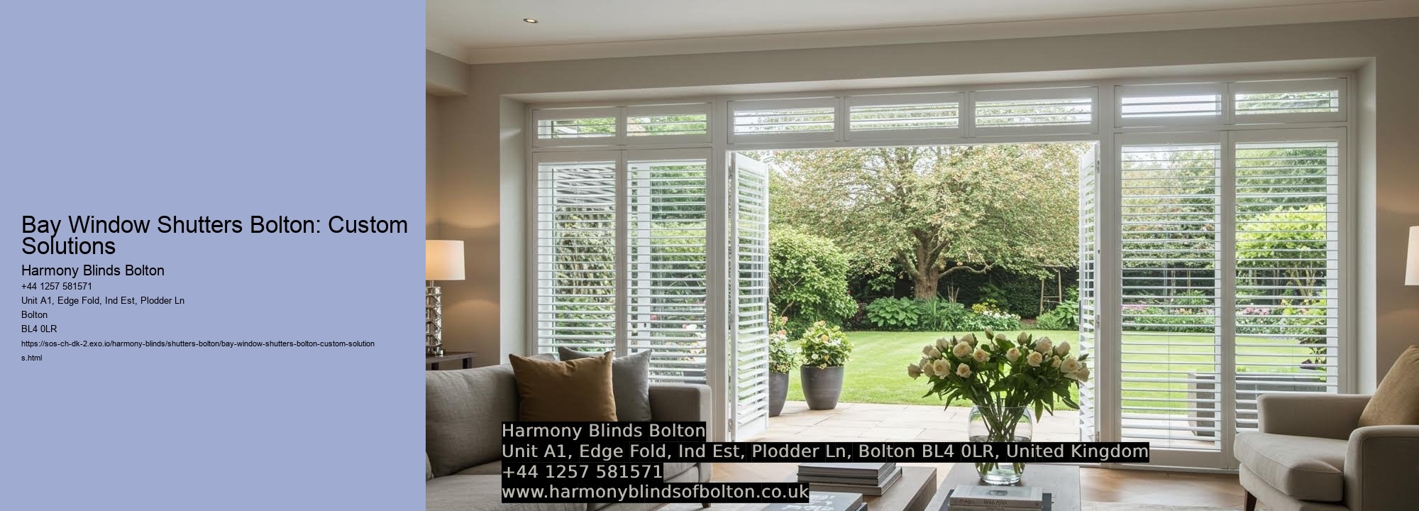 Bay Window Shutters Bolton: Custom Solutions