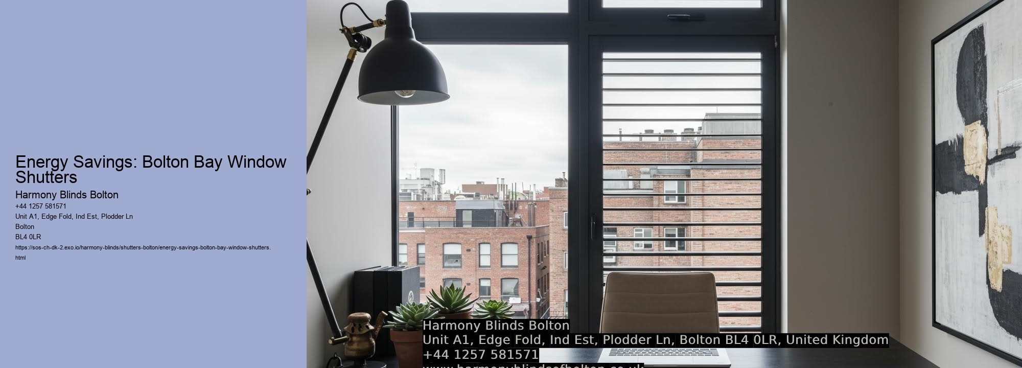 Energy Savings: Bolton Bay Window Shutters