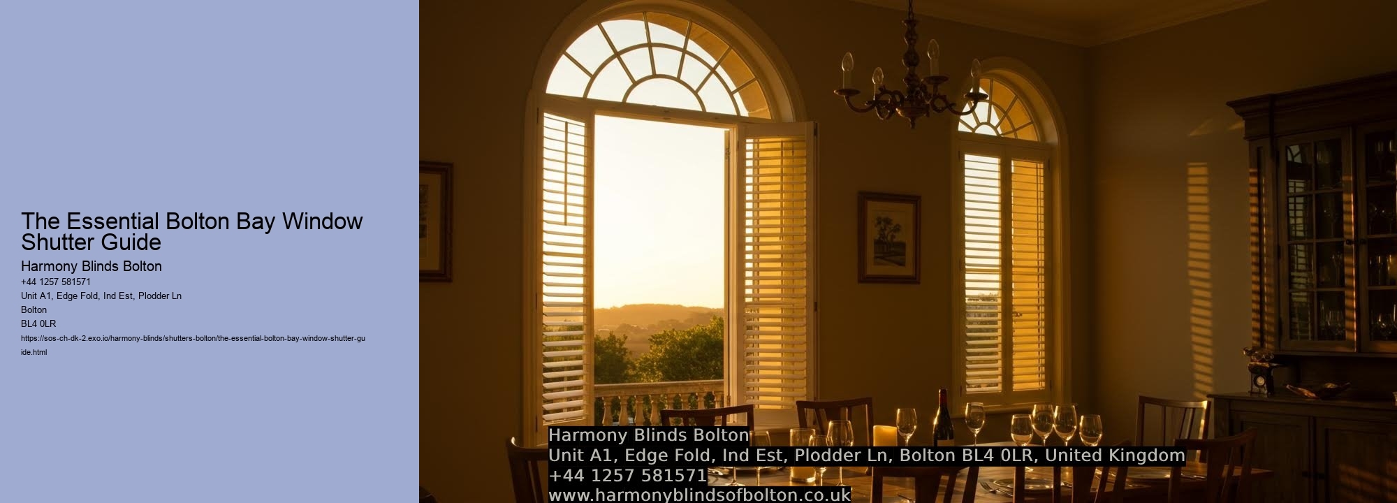 The Essential Bolton Bay Window Shutter Guide