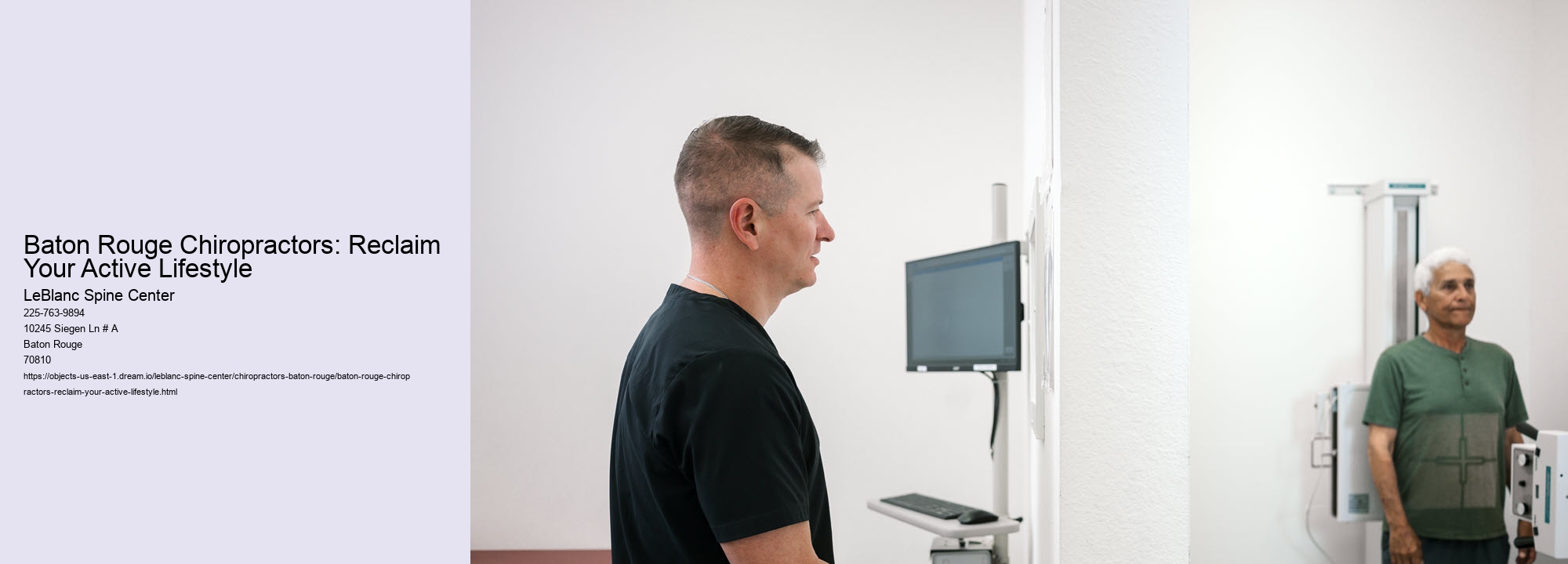 Baton Rouge Chiropractors: Reclaim Your Active Lifestyle