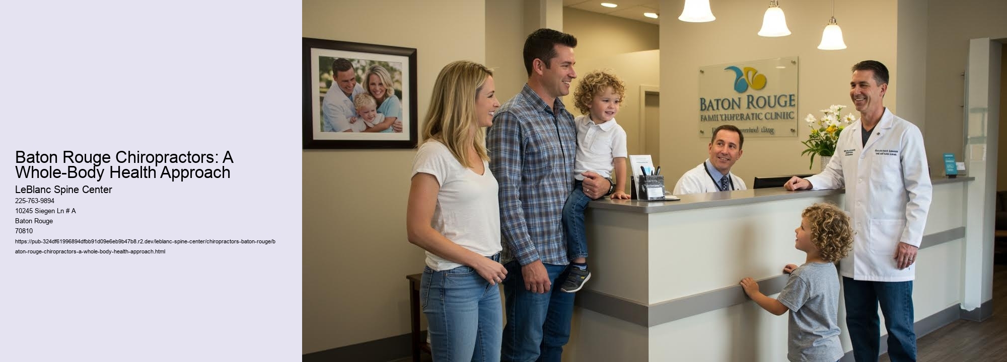 Baton Rouge Chiropractors: A Whole-Body Health Approach