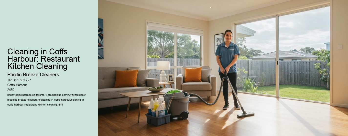 Cleaning in Coffs Harbour: Restaurant Kitchen Cleaning