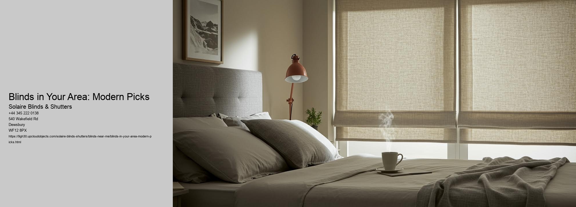 Blinds in Your Area: Modern Picks