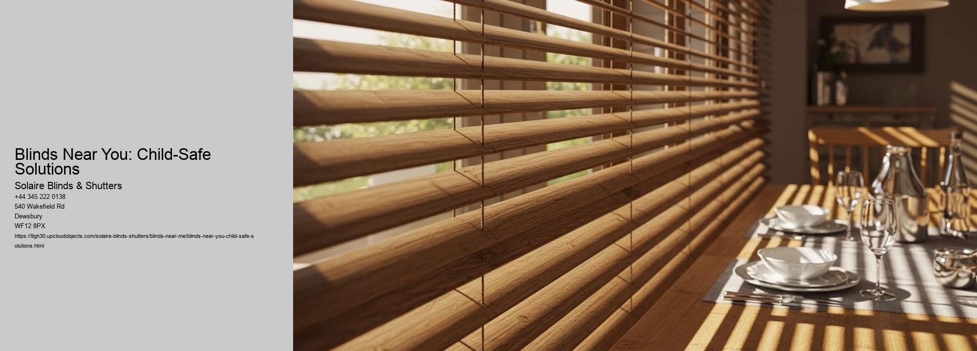 Blinds Near You: Child-Safe Solutions