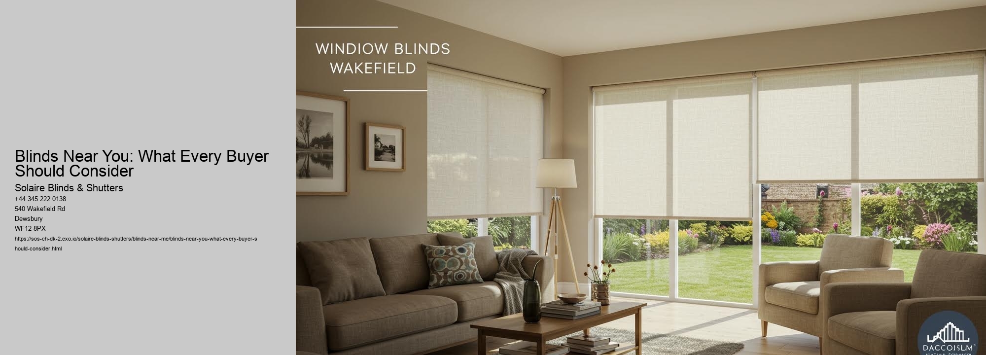 Blinds Near You: What Every Buyer Should Consider