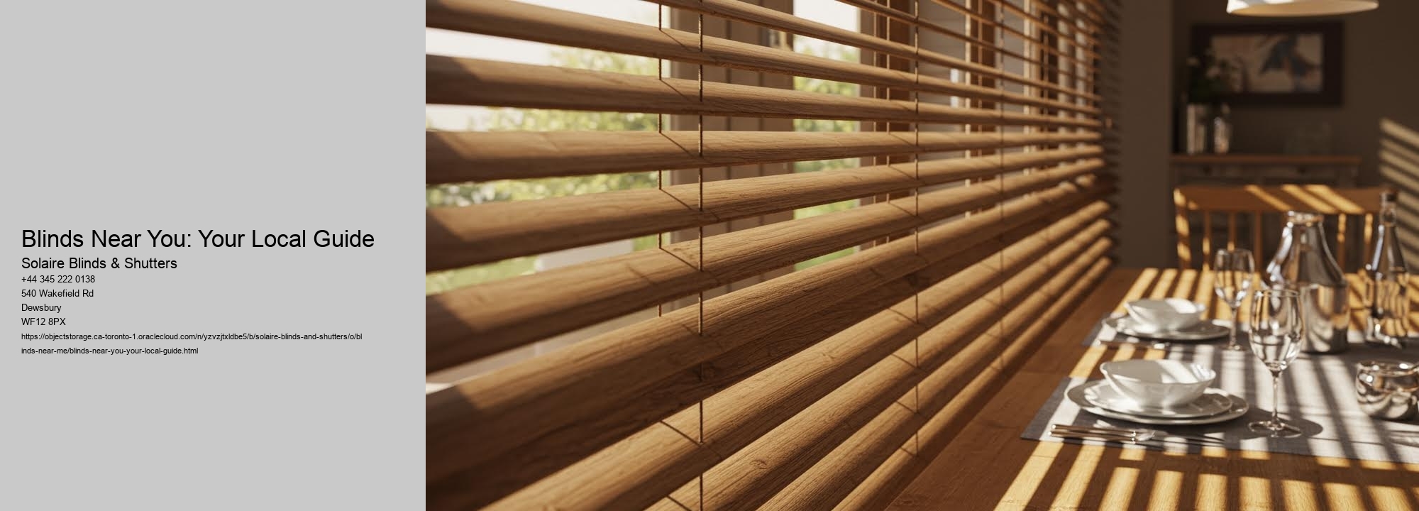 Blinds Near You: Your Local Guide