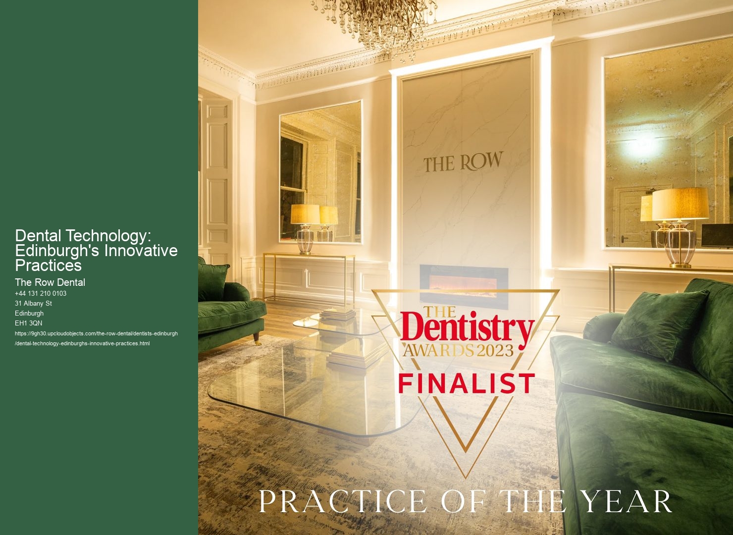 Dental Technology: Edinburgh's Innovative Practices