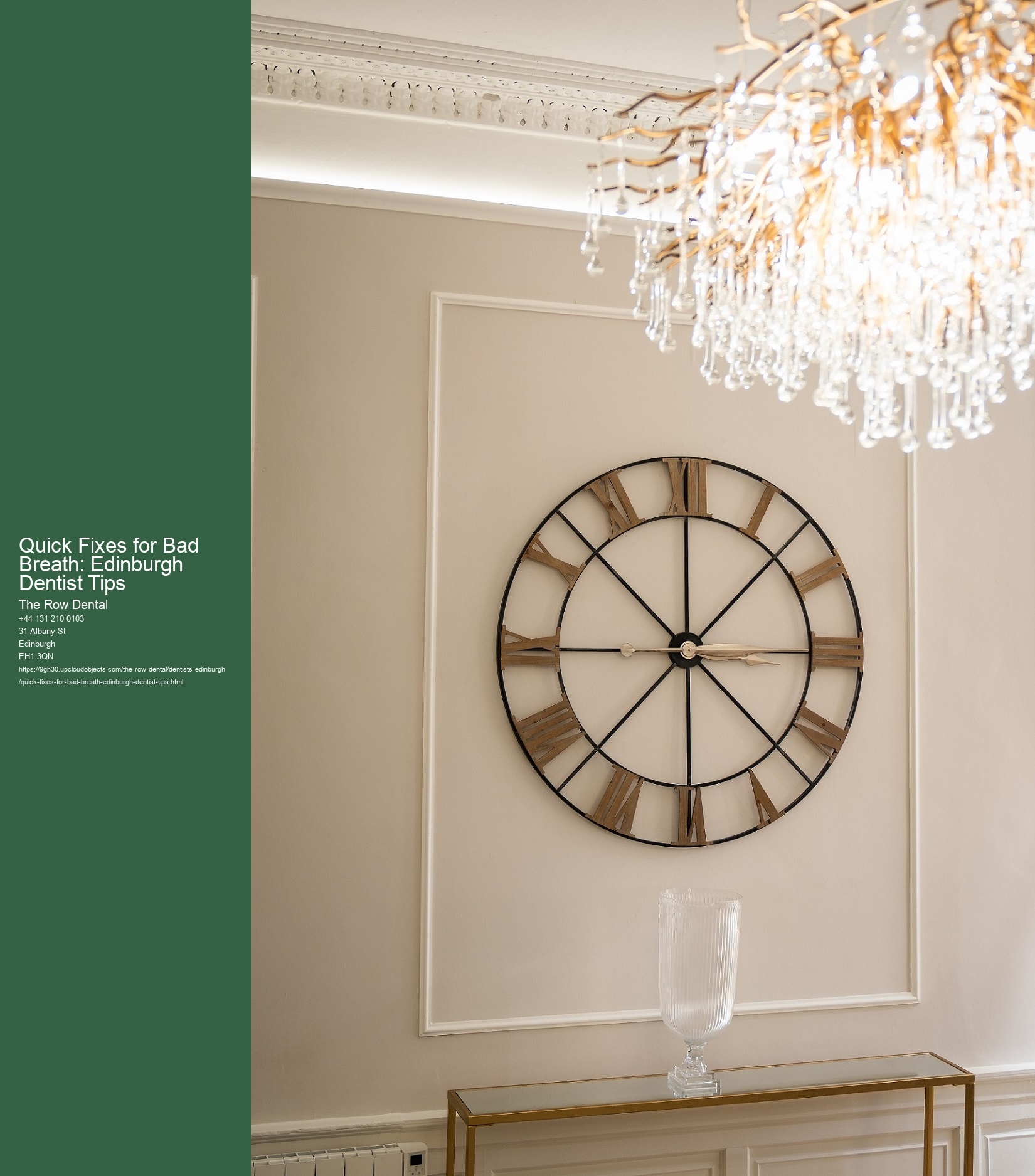 Quick Fixes for Bad Breath: Edinburgh Dentist Tips