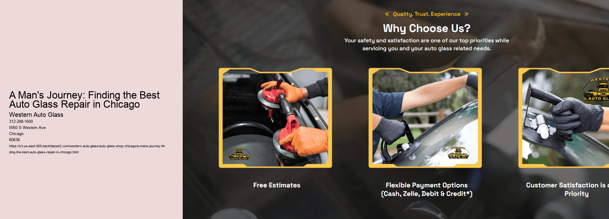 A Man's Journey: Finding the Best Auto Glass Repair in Chicago