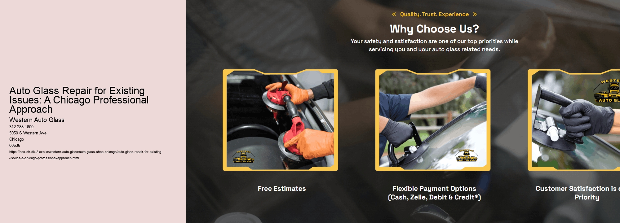 Auto Glass Repair for Existing Issues: A Chicago Professional Approach