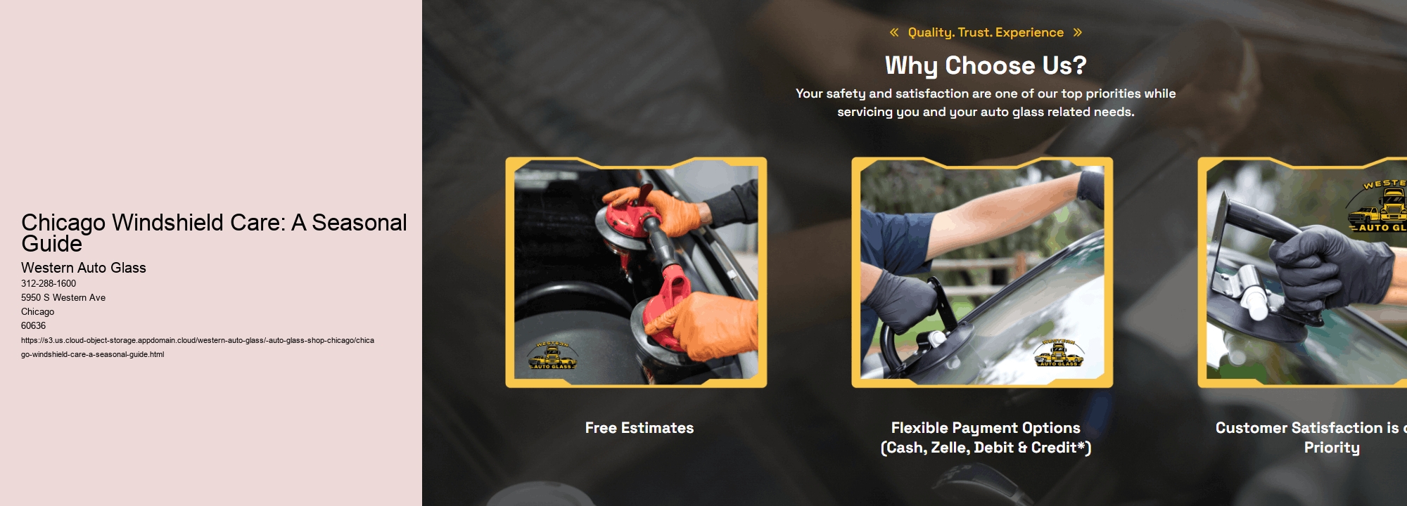 Chicago Windshield Care: A Seasonal Guide